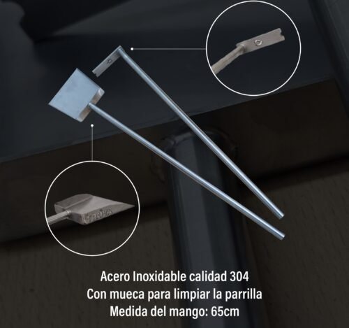 PALA Y ATIZADOR INOXIDABLE