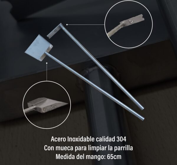 PALA Y ATIZADOR INOXIDABLE